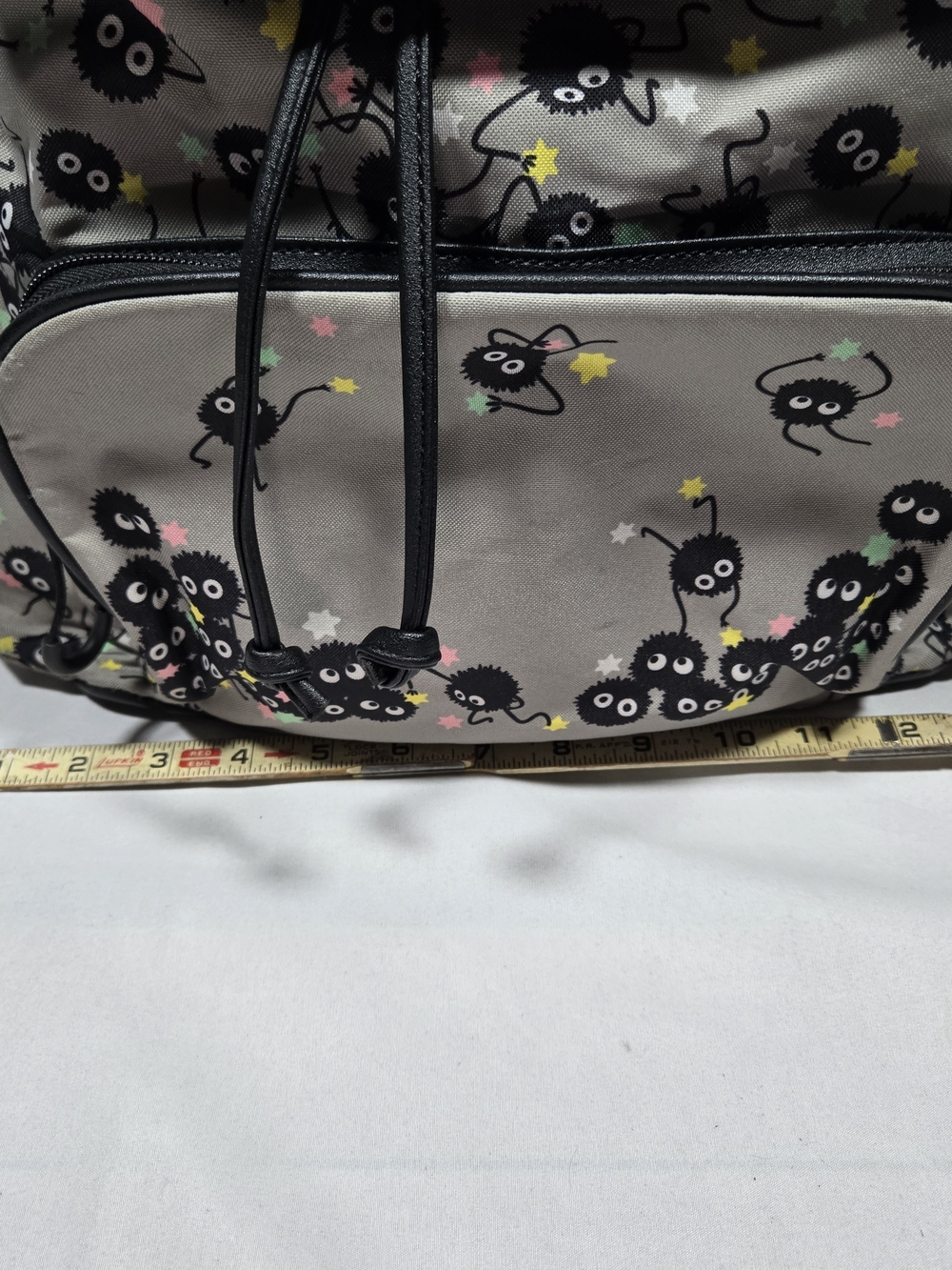 Studio Ghibli Spirited Away Backpack Soot Sprites Slouch Drawstring School Retro - Picture 3 of 14